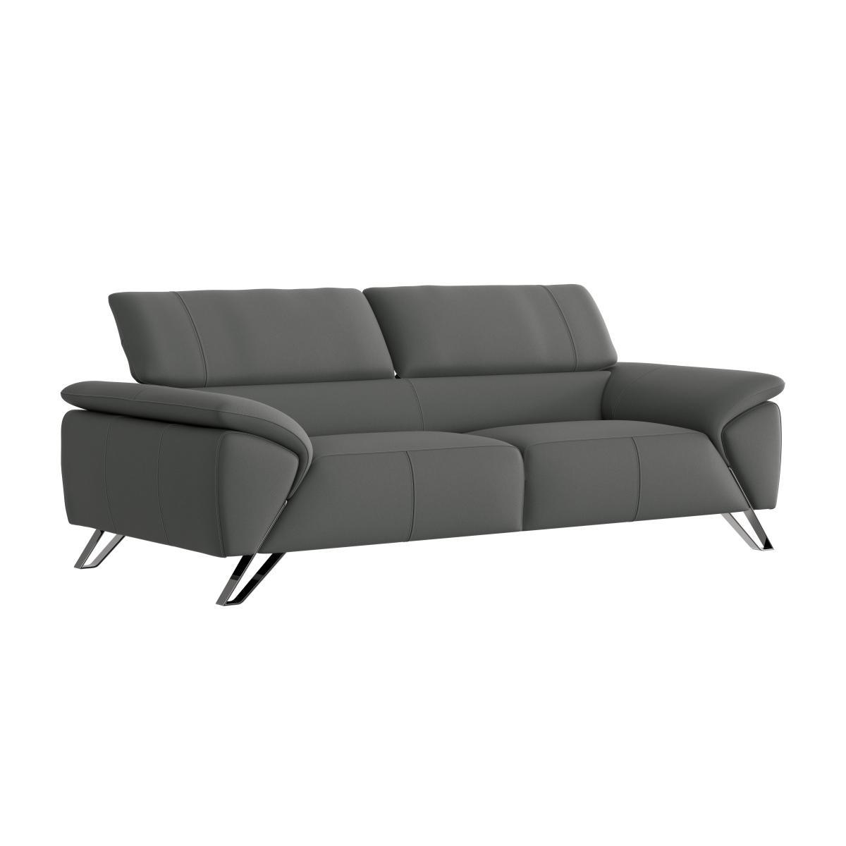 Nicoletti - Tesla 3 Seater Leather Sofa - Black – image 3