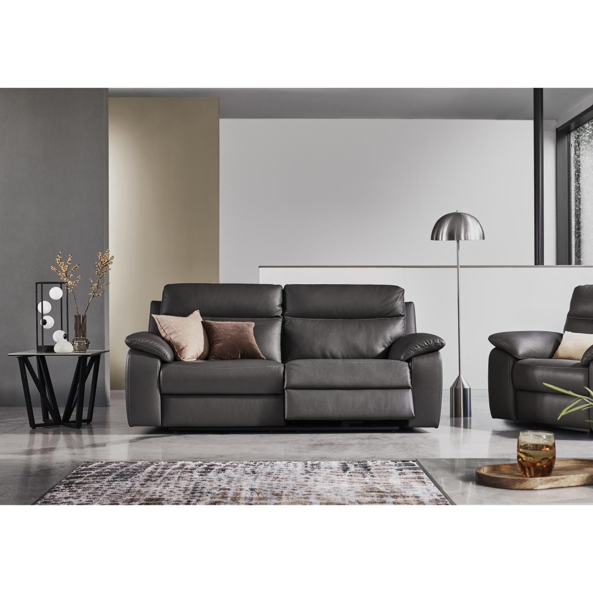 Nicoletti - Pepino 3 Seater Leather Recliner Sofa – image 2