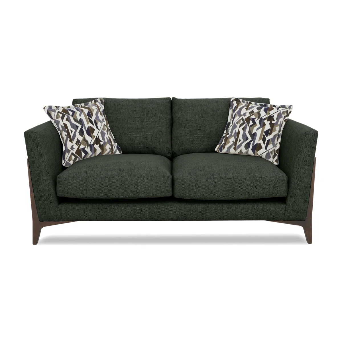 Iris 3 Seater Fabric Sofa - Elara Forest Wa Ft