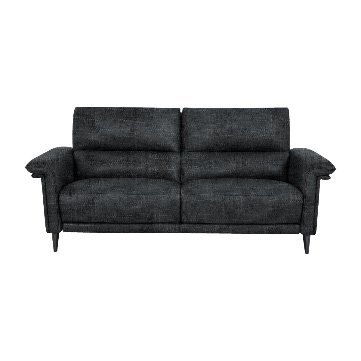 Domicil - Huxley 3 Seater Fabric Sofa - R460 Charcoal