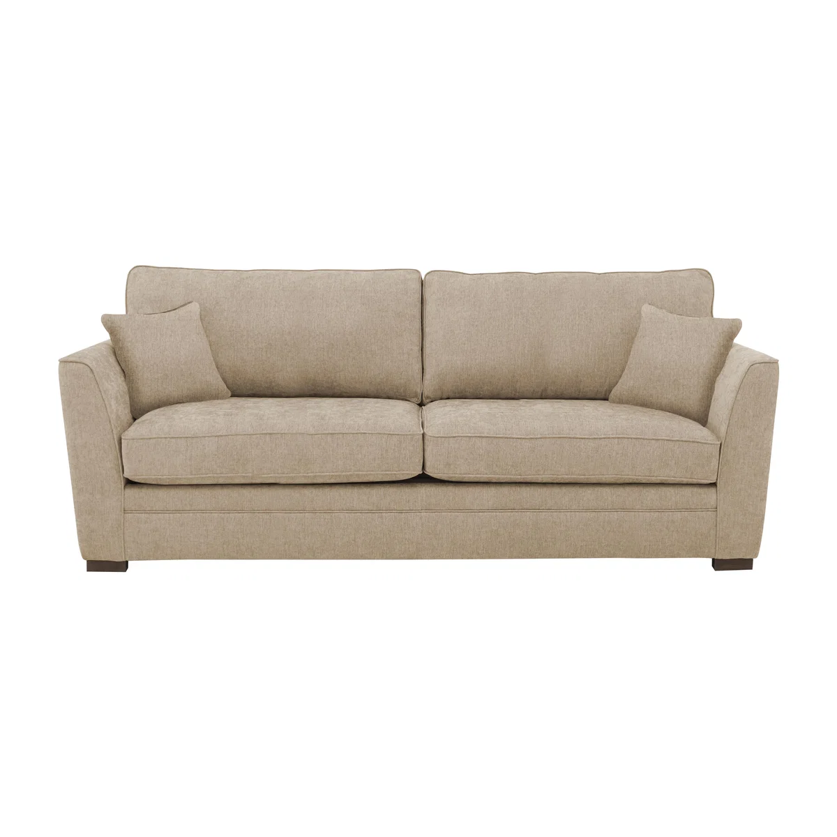 The Delight 3 Seater Classic Back Fabric Sofa – image 1