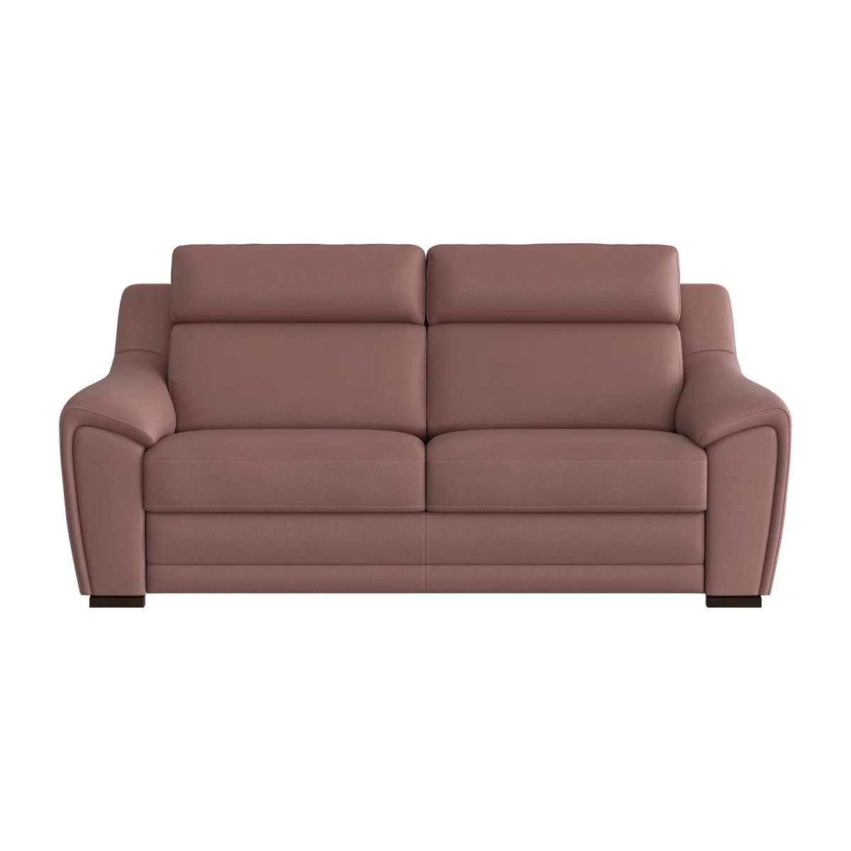 Nicoletti - Tosca 3 Seater Leather Sofa - Pink – image 1