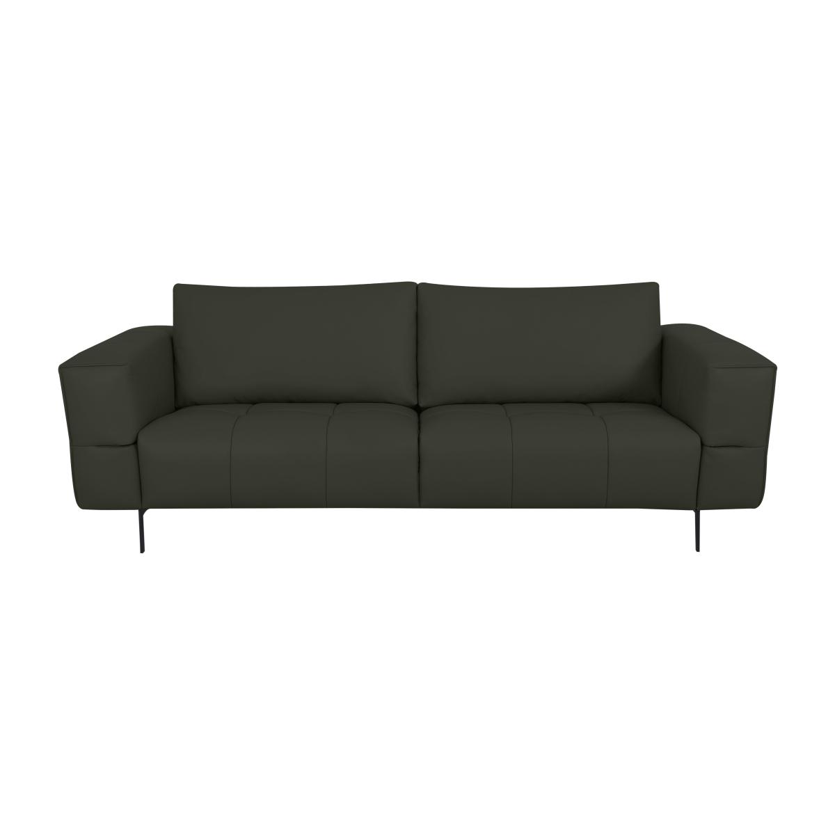 Domicil - Lawson 3 Seater Leather Sofa - NN Olive Green