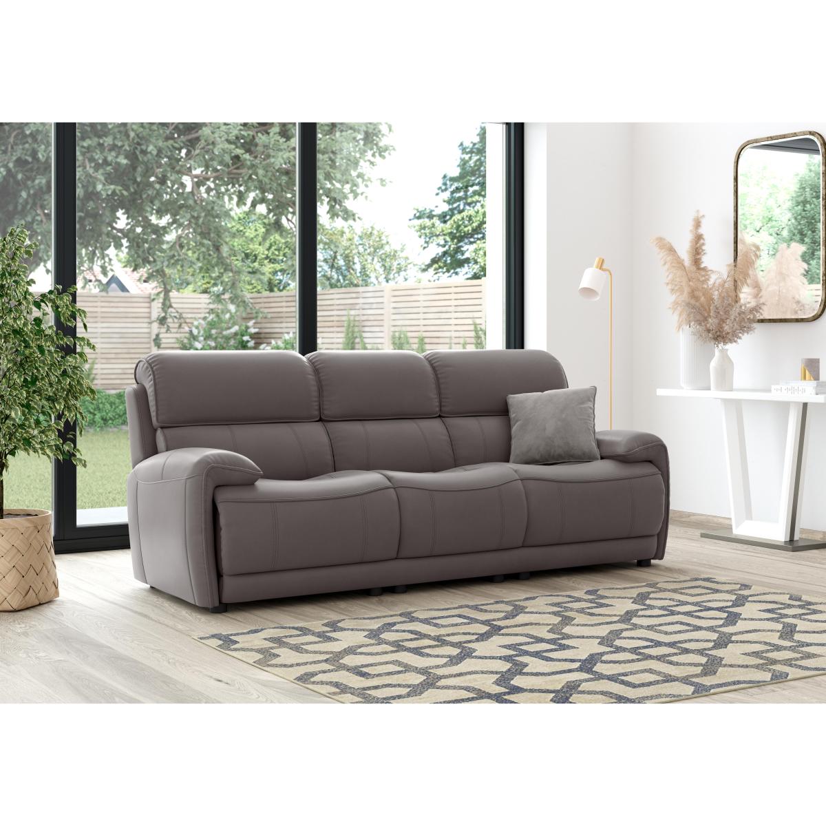 Link 3 Seater Leather Sofa – image 2