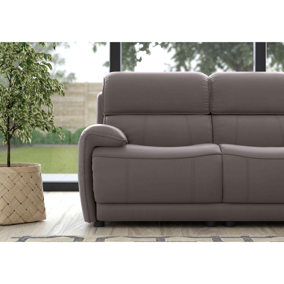 Link 3 Seater Leather Sofa – image 3