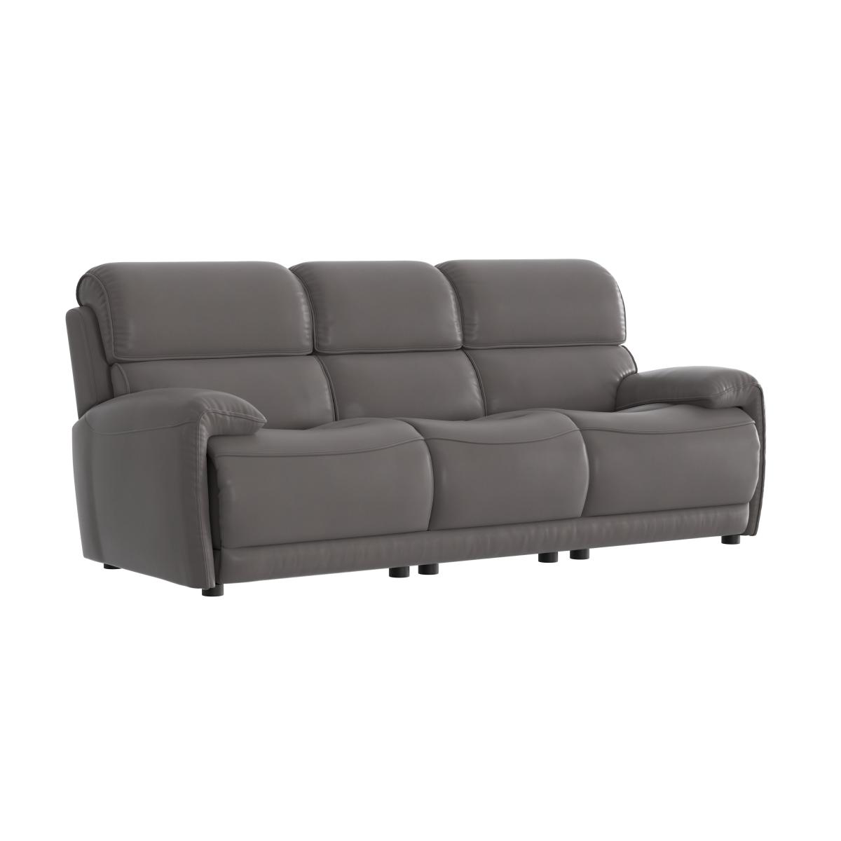 Link 3 Seater Leather Sofa – image 4