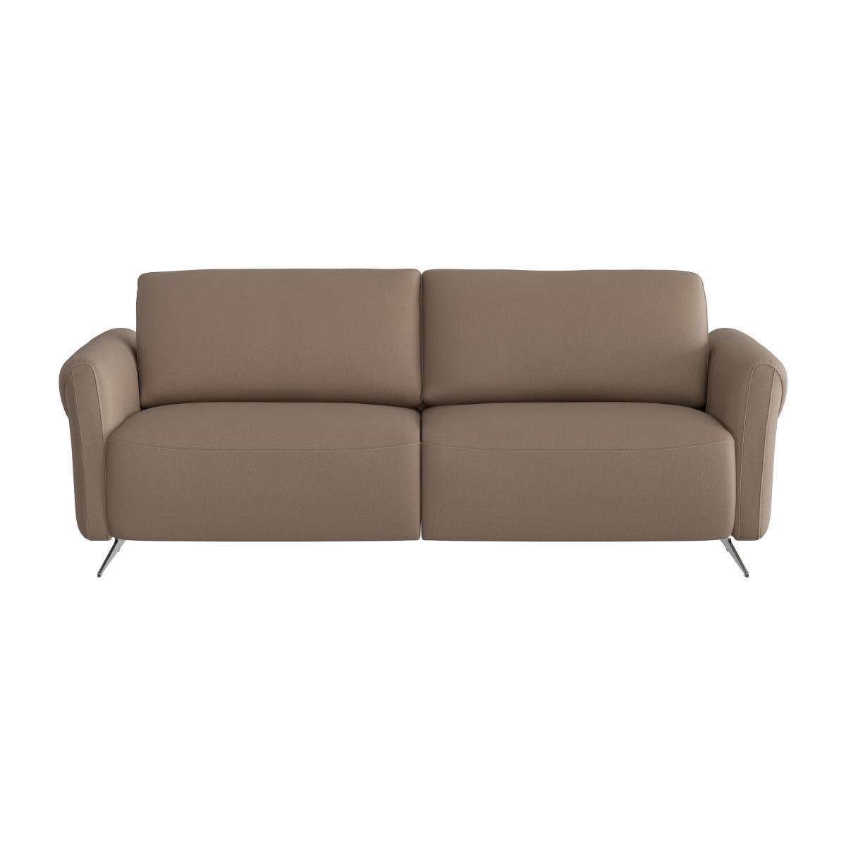 Nicoletti - Bella 3 Seater Leather Sofa - Brown – image 1