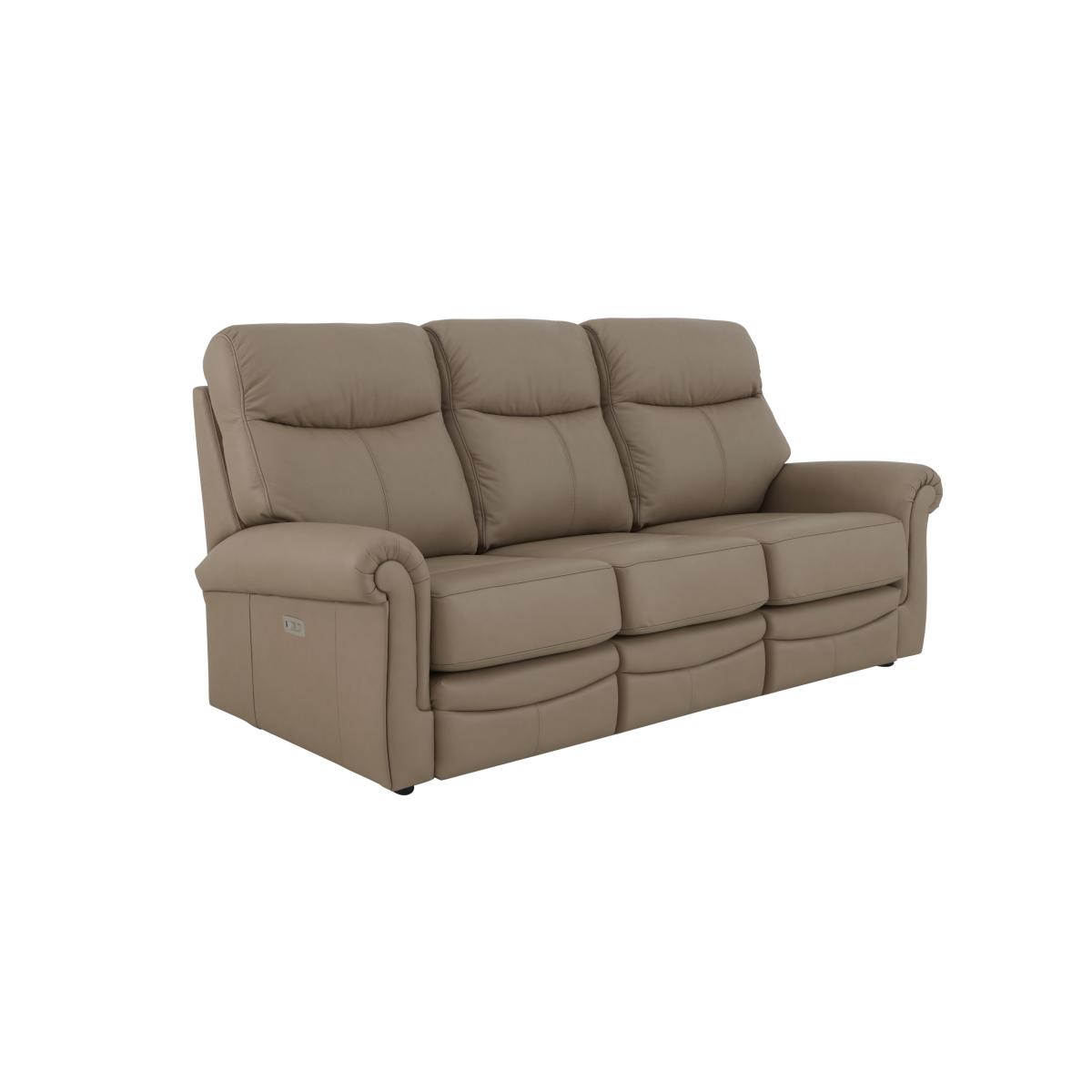 G Plan - Avon 3 Seater Leather Sofa - Grey – image 3