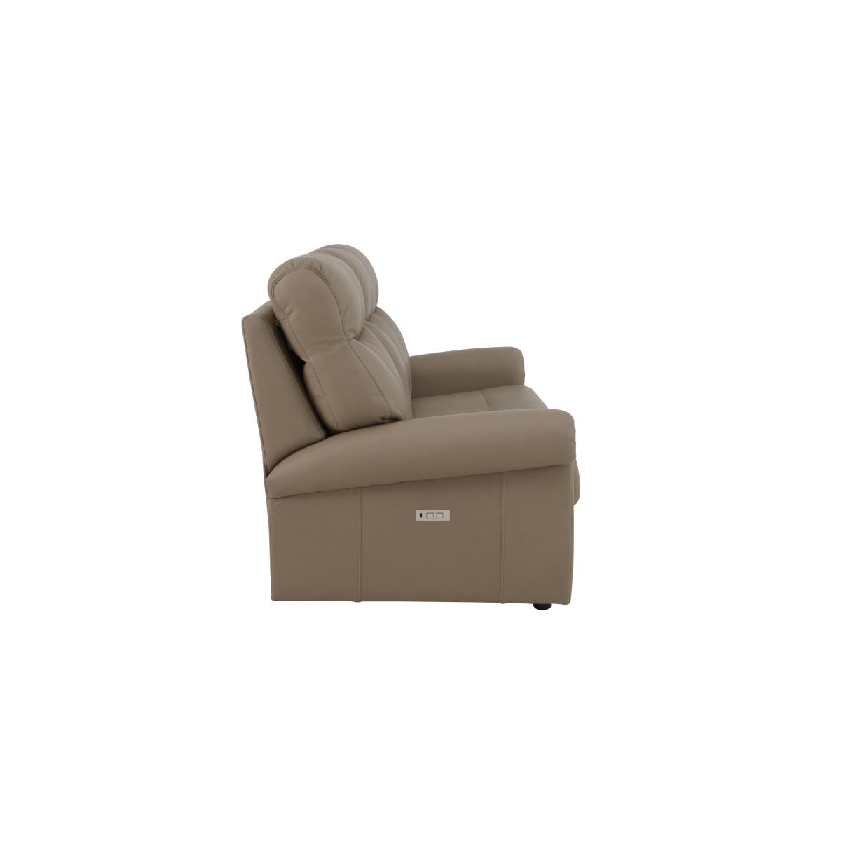 G Plan - Avon 3 Seater Leather Sofa - Grey – image 4