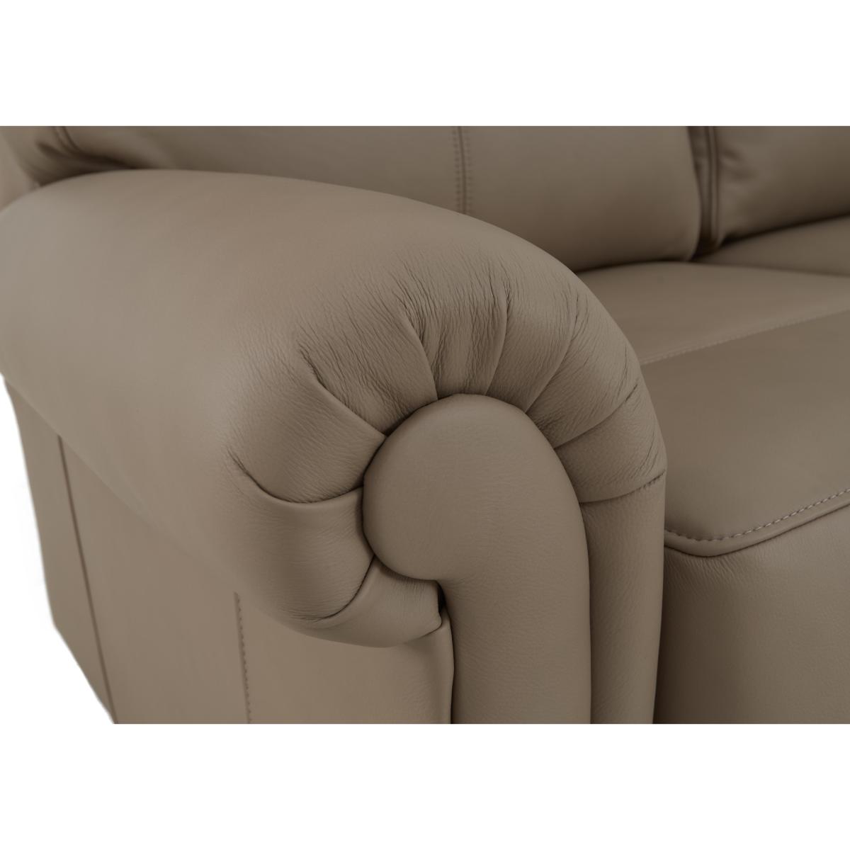 G Plan - Avon 3 Seater Leather Sofa - Grey – image 5