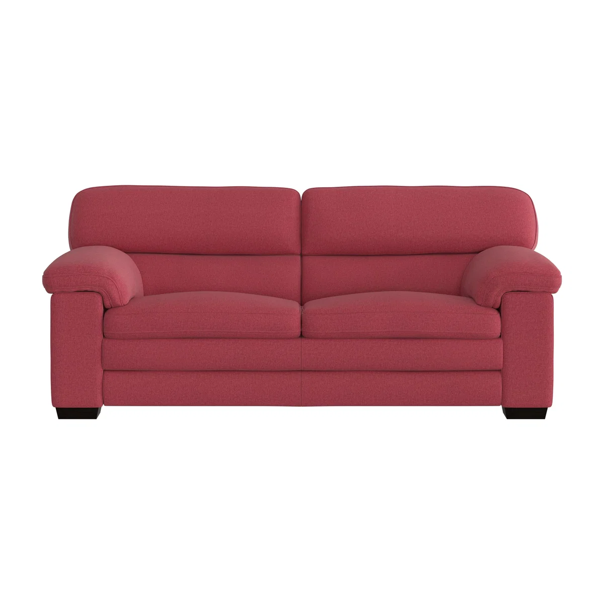 Cozee Fabric 2.5 Seater Sofa - Red- World of Leather – image 1