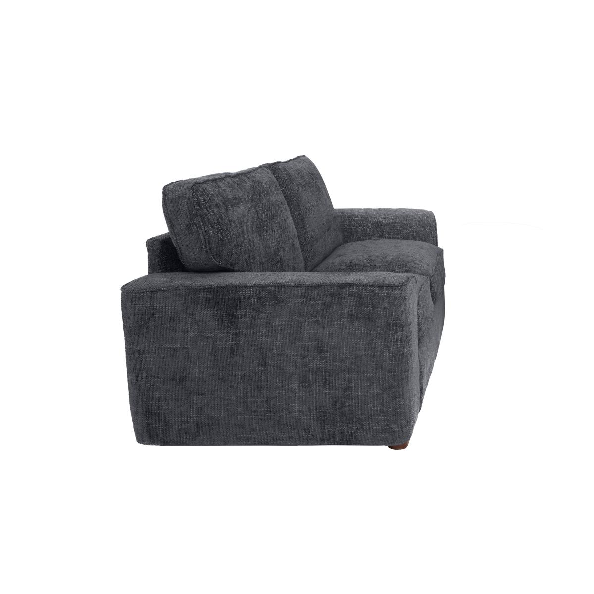 Emilia 3 Seater Fabric Sofa - Grey – image 8