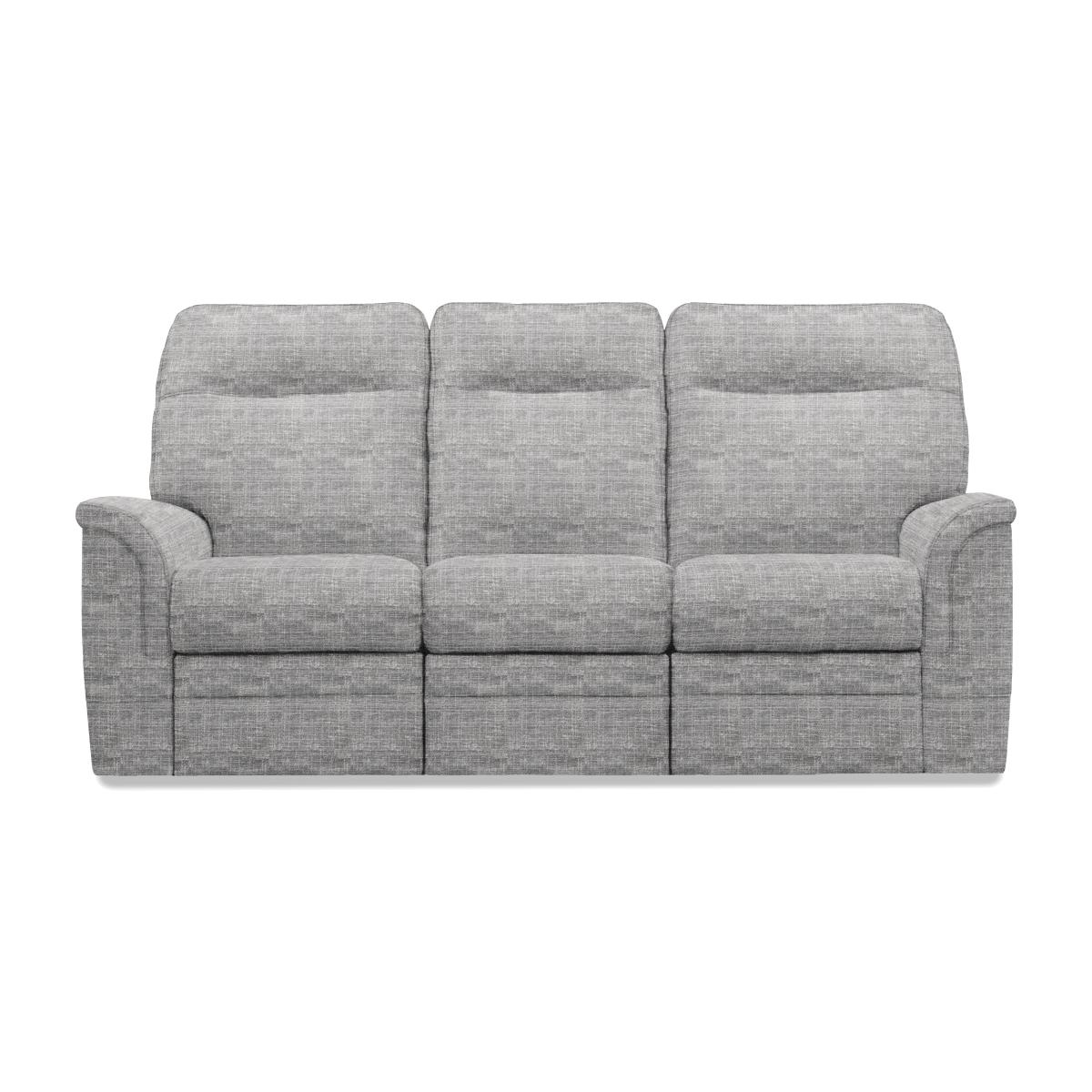 Parker Knoll - Hudson 23 Fabric 3 Seater Power Recliner Sofa - Dash Stone