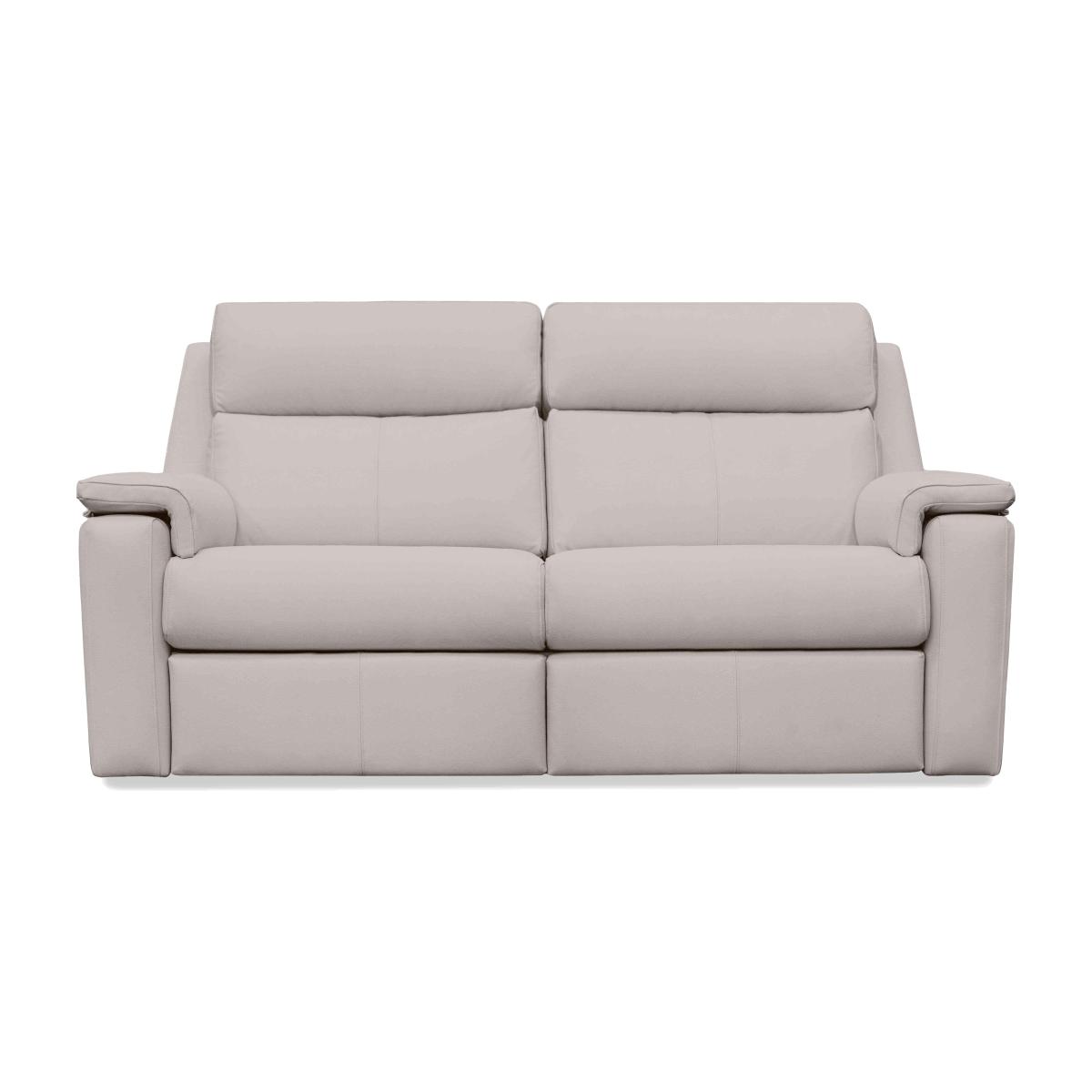 G Plan - Thornbury 3 Seater Leather Power Recliner Sofa - Cambridge Chalk
