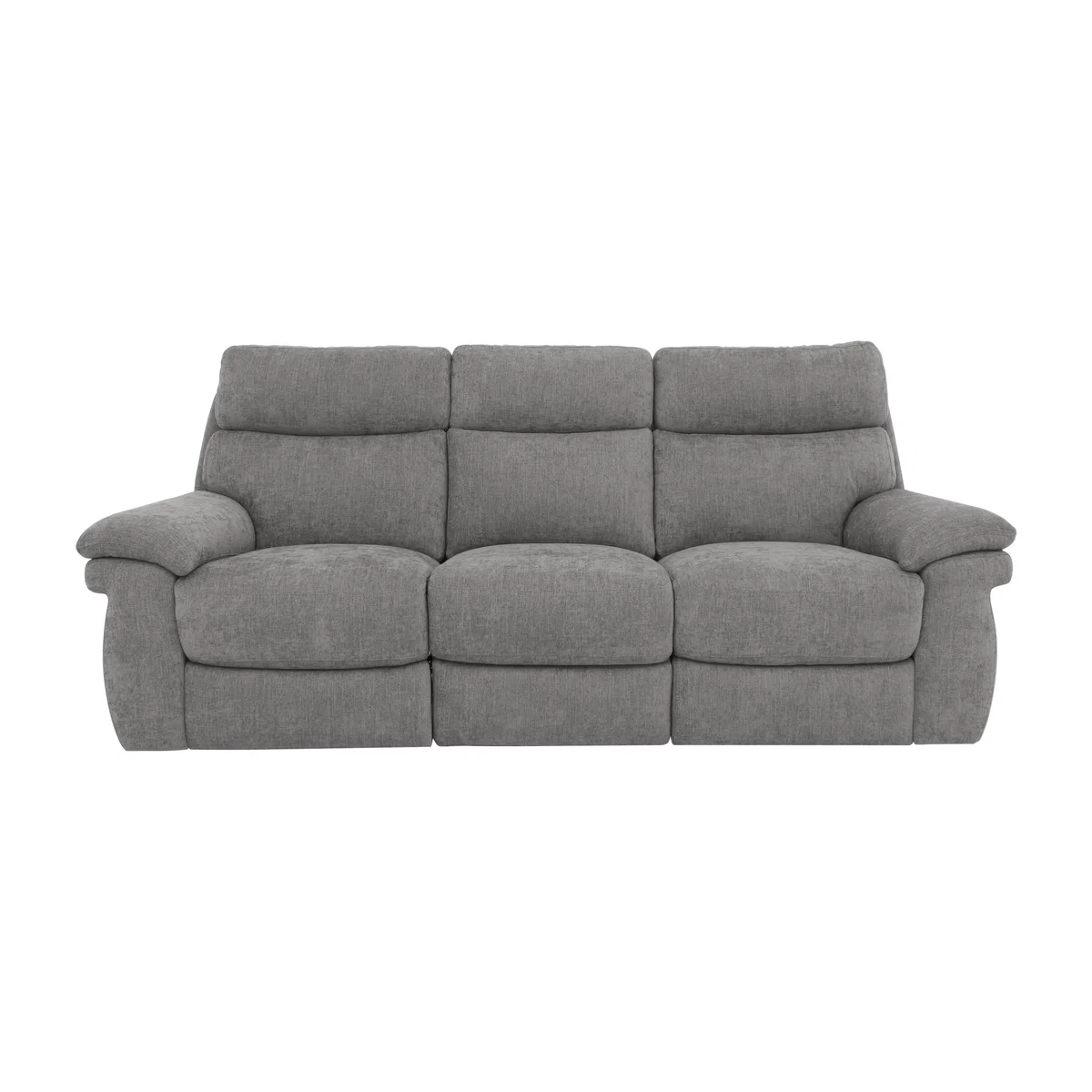 Comfort Story - Serene 3 Seater Fabric Power Recliner Sofa - Haze