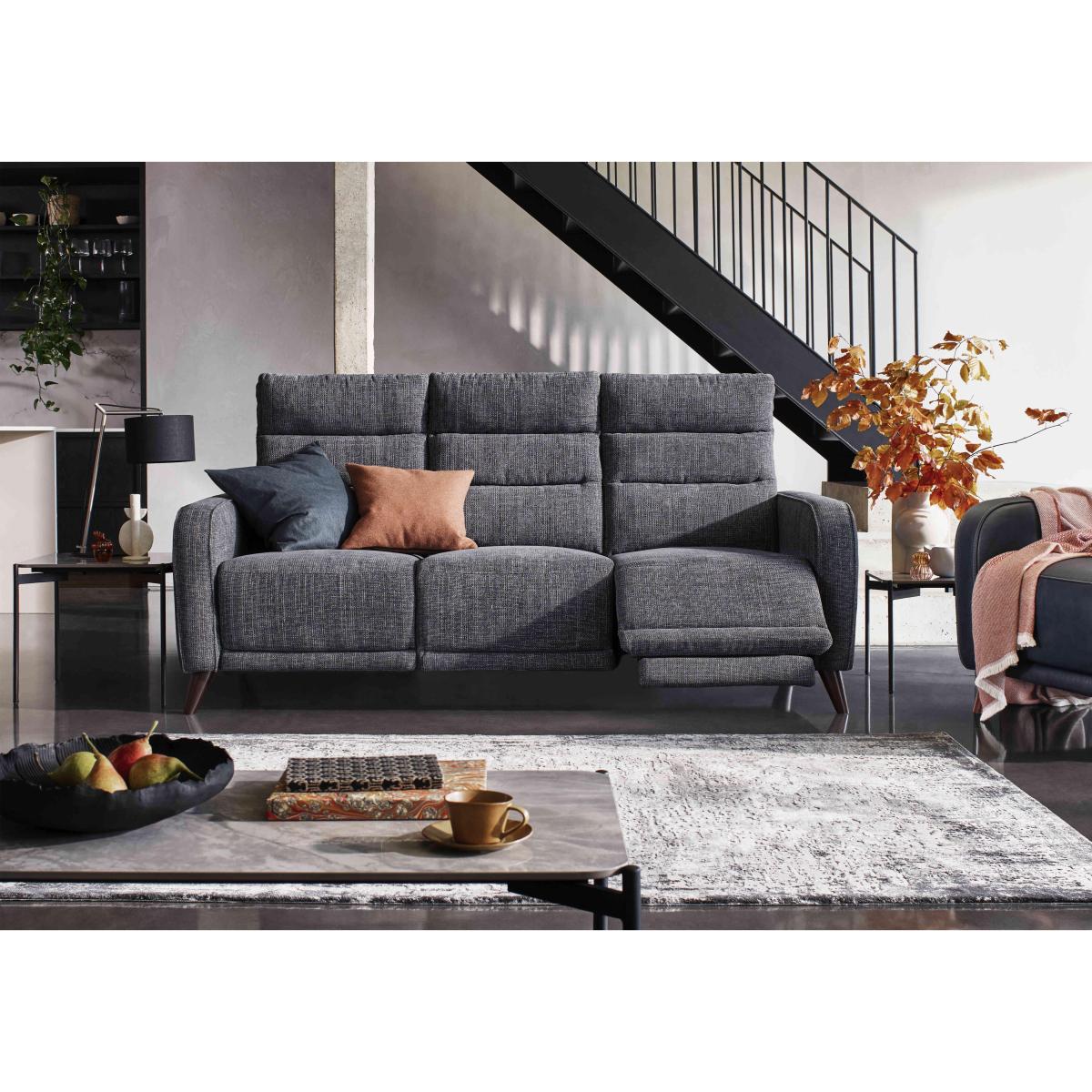 Quinn 3 Seater Fabric Sofa - Velvet Giallo – image 3