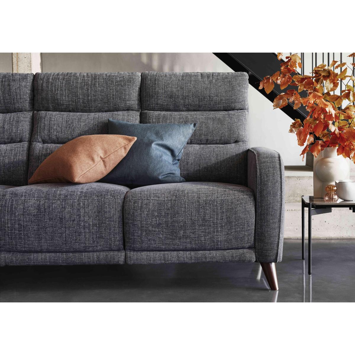 Quinn 3 Seater Fabric Sofa - Velvet Giallo – image 4