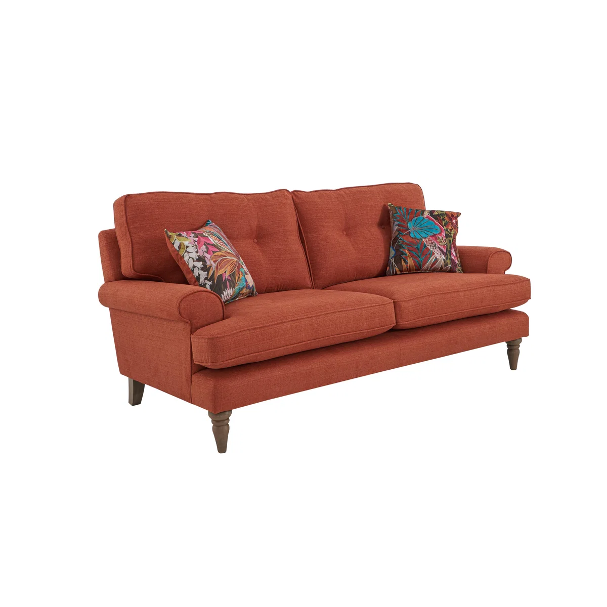 The Botanical Collection Paradiso 3 Seater Fabric Plain Sofa - Yellow – image 5