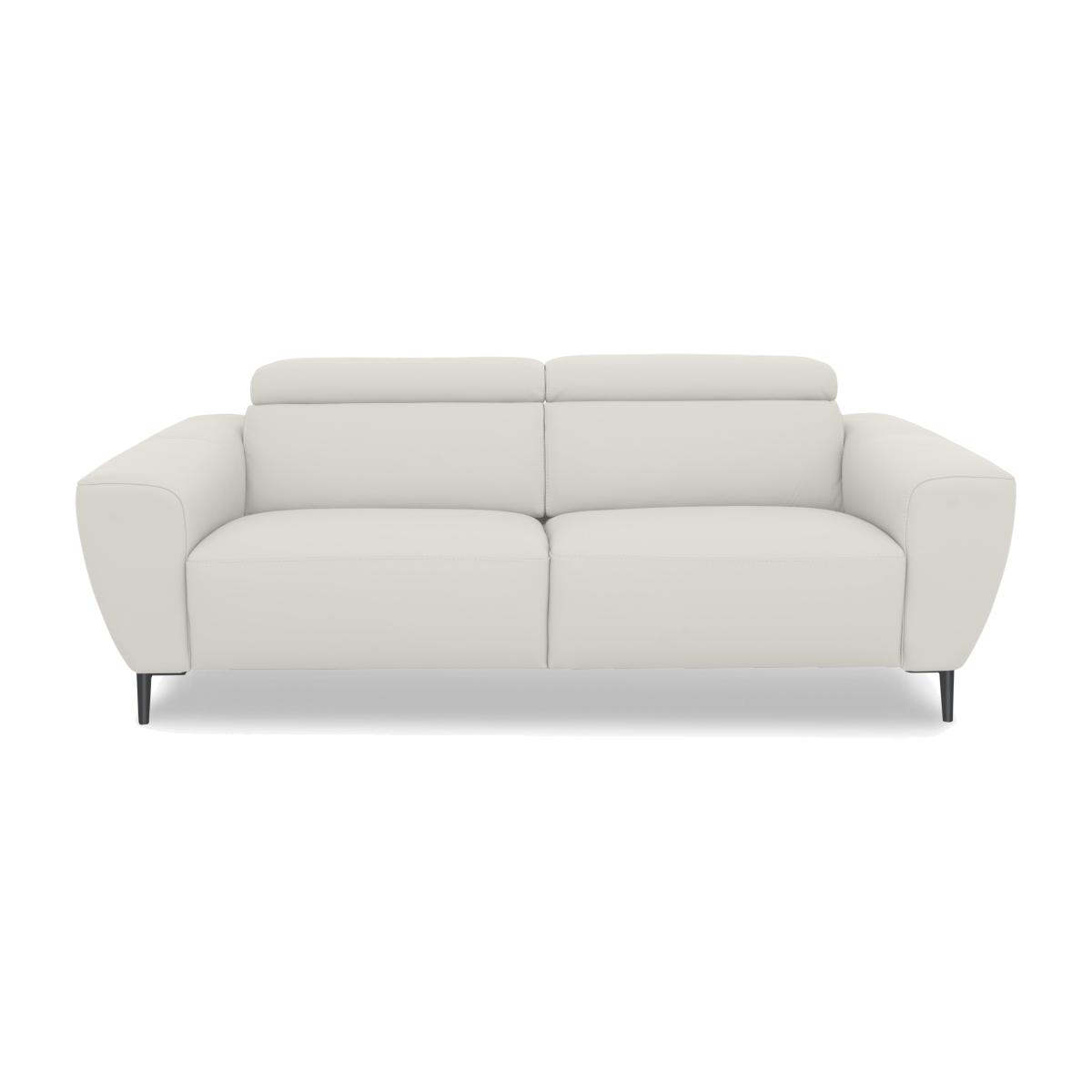 Nicoletti Italia - Milano 3 Seater Leather Sofa - Dali Bianco