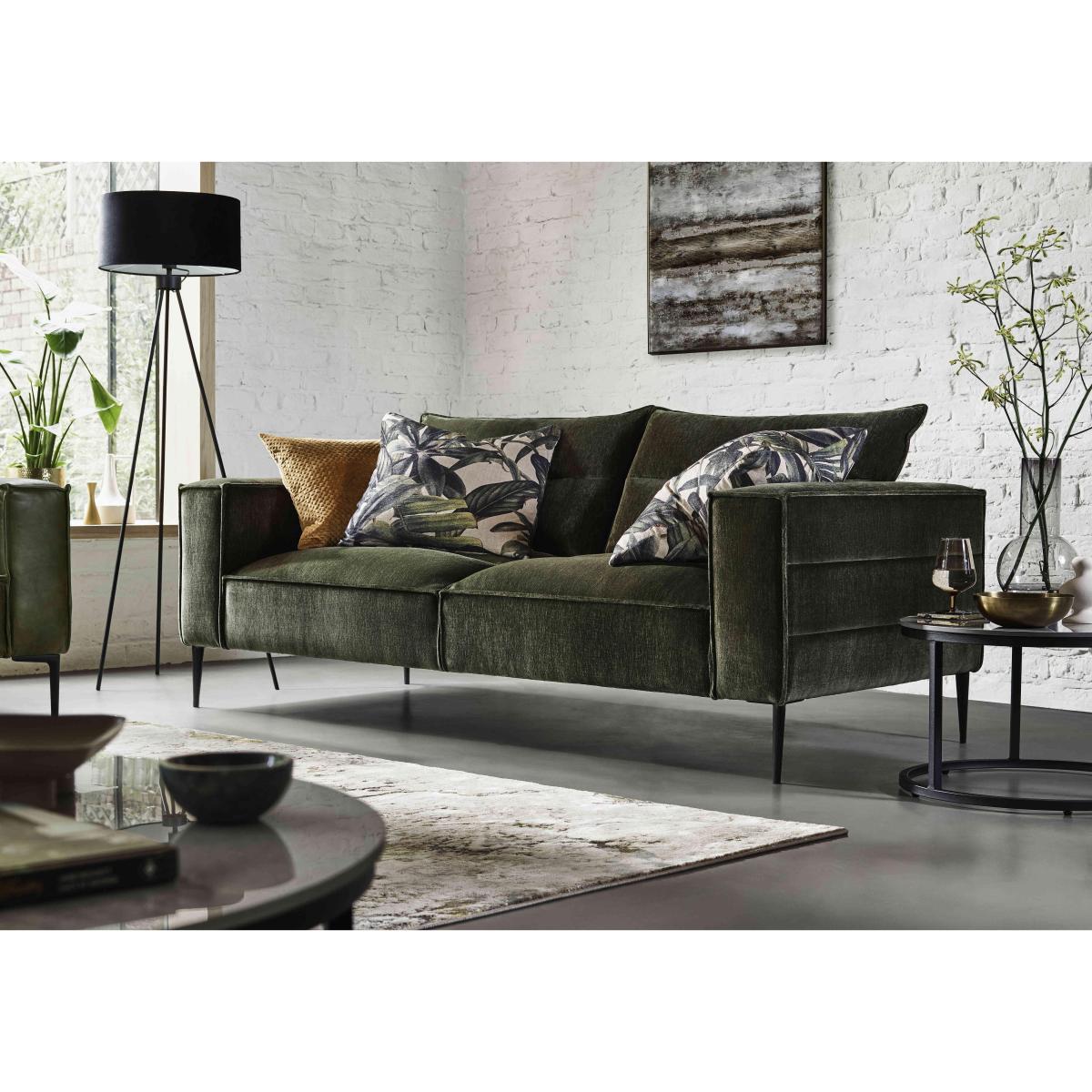 Alexander and James - Boutique Jade Fabric 3 Seater Sofa - Berlin Prussian – image 2