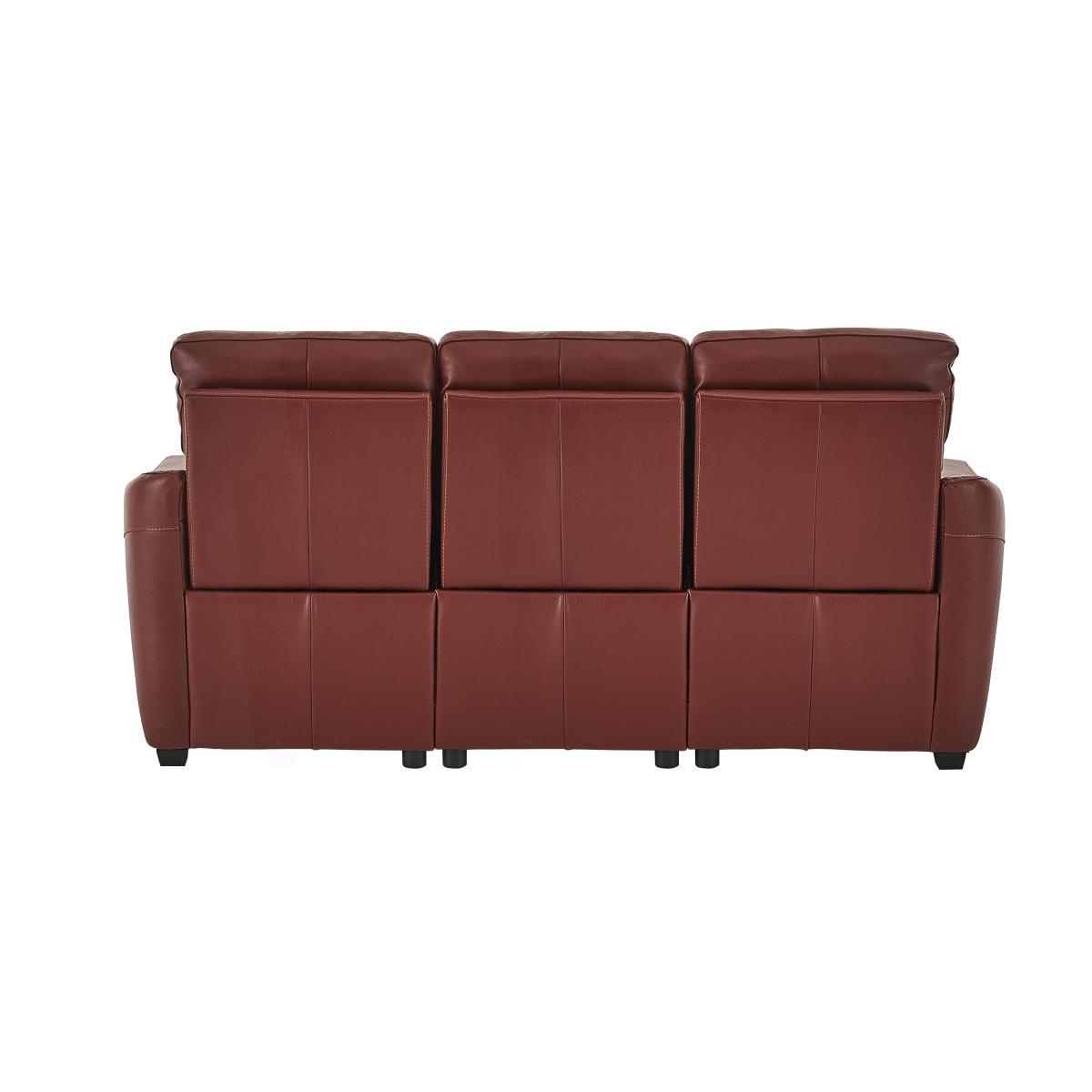Compact Collection Midi 3 Seater Leather Power Recliner Sofa- World of Leather – image 6