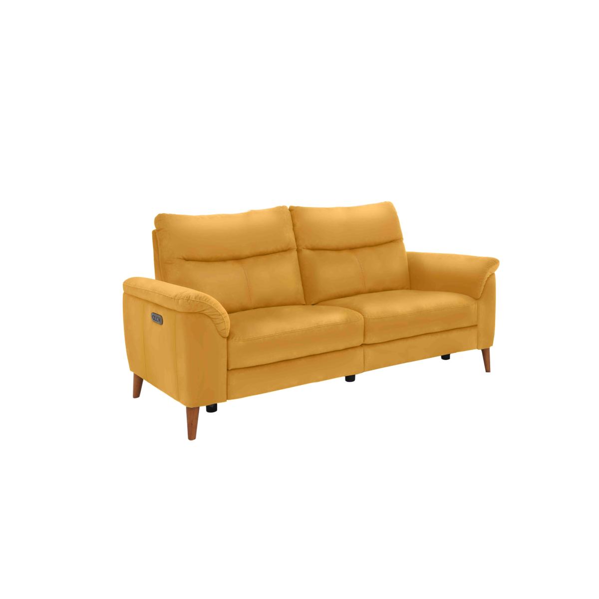Morgan 3 Seater Leather Power Recliner Sofa - Brown – image 4