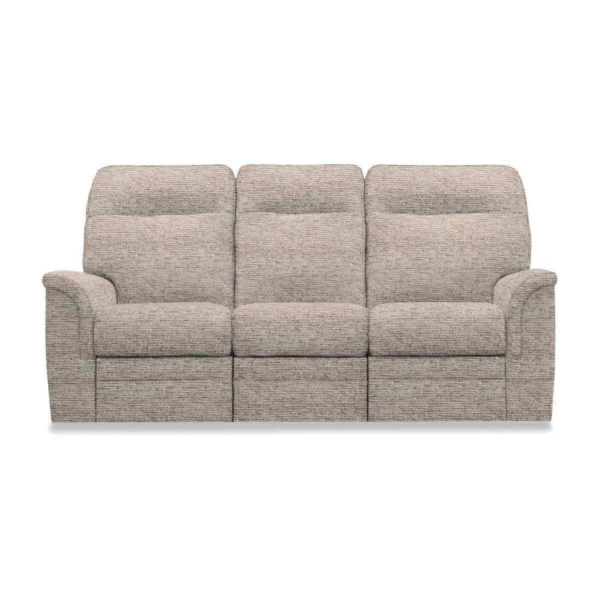 Parker Knoll - Hudson 23 Fabric 3 Seater Power Recliner Sofa with Headrests and Power Lumbar - Equinox Light Blue