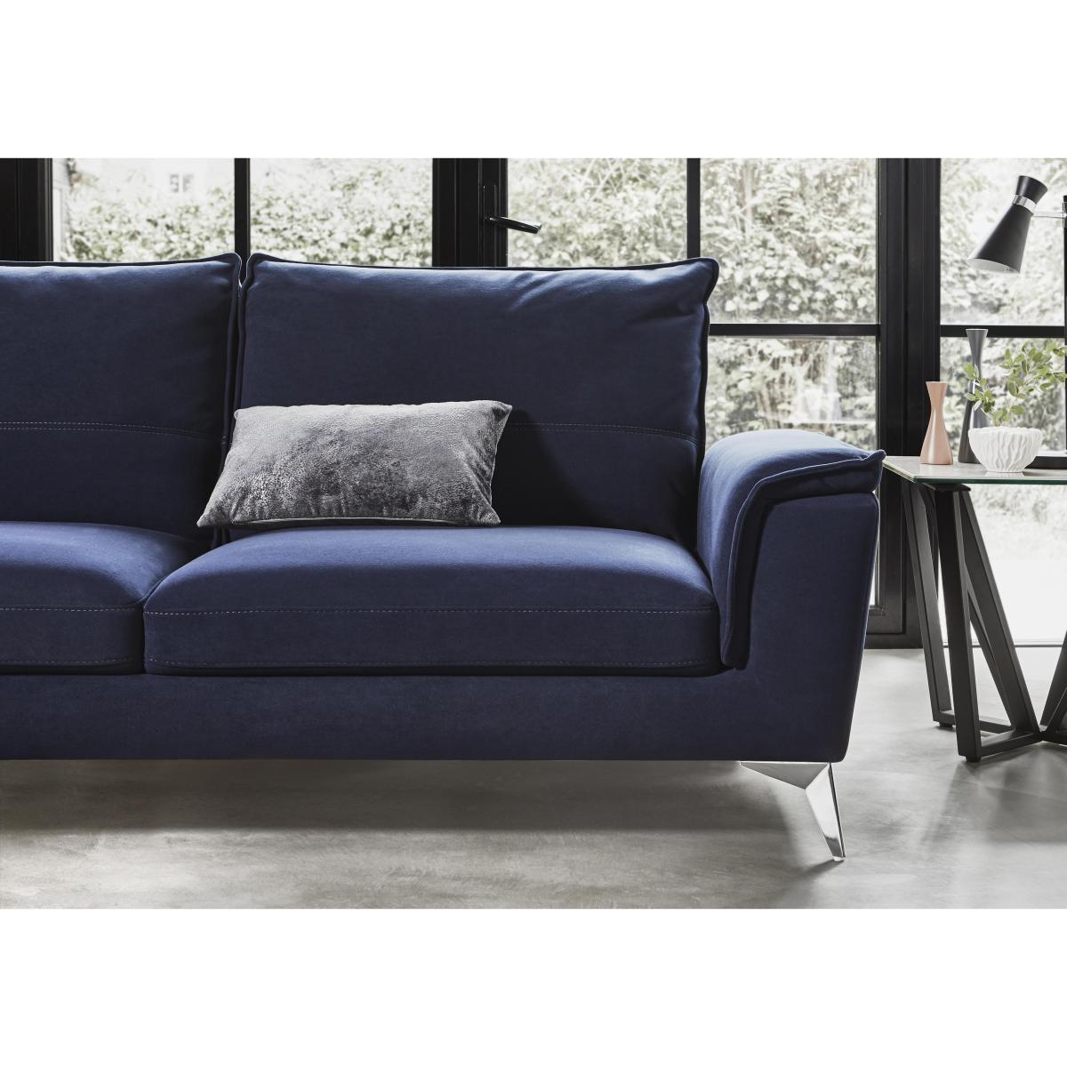 Monaco 3 Seater Fabric Sofa - Grey – image 3