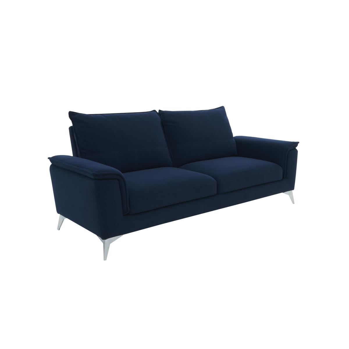 Monaco 3 Seater Fabric Sofa - Grey – image 6