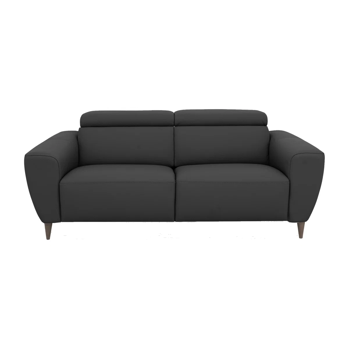 Nicoletti Italia - Milano 2.5 Seater Leather Sofa - Botero Nero – image 1