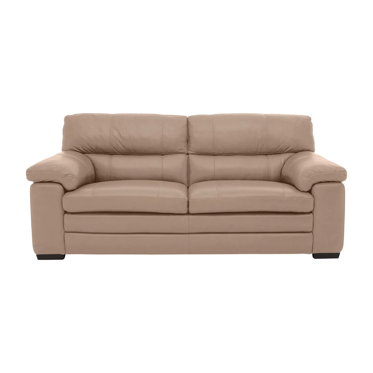 Cozee Leather 2.5 Seater Sofa - Cream- World of Leather – image 1