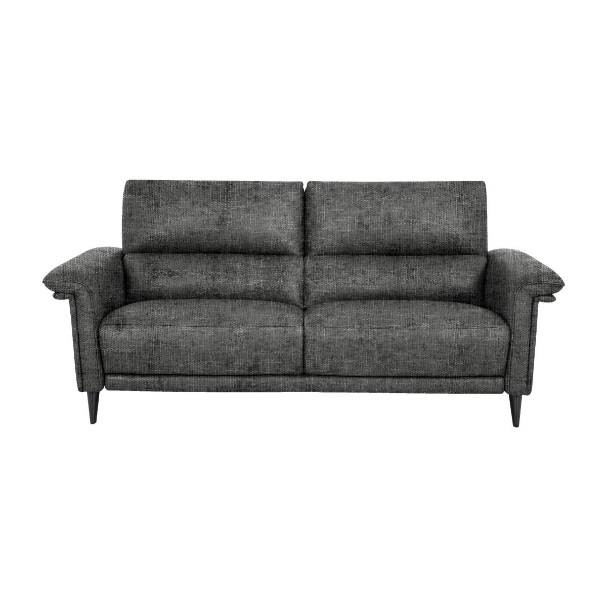 Domicil - Huxley 3 Seater Fabric Sofa - Gunmetal
