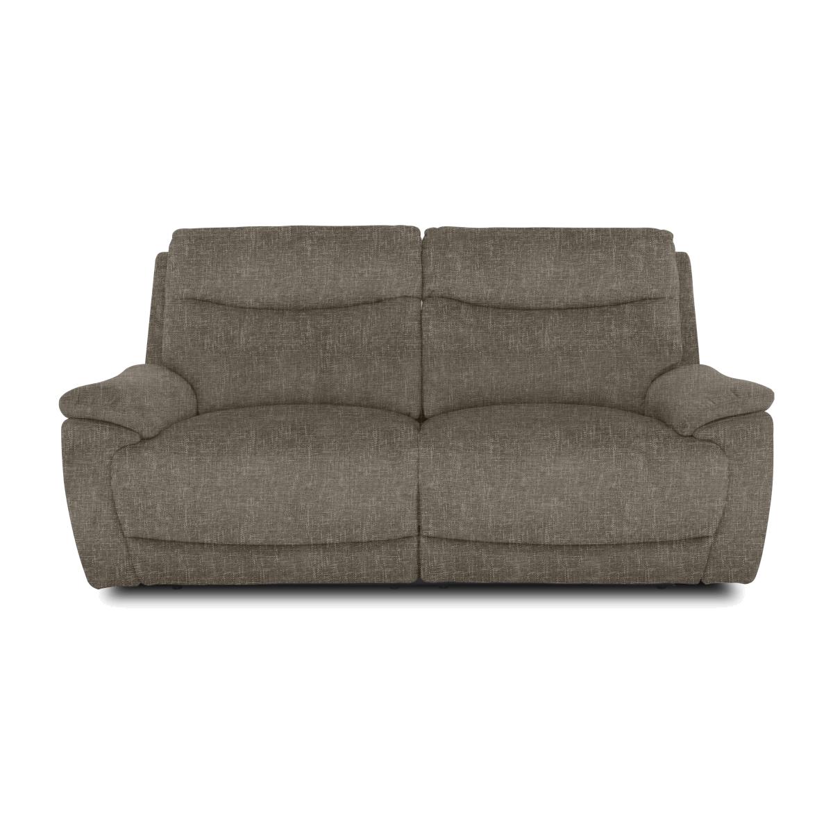 Sloane 3 Seater Fabric Power Recliner Sofa - Anivia Brown – image 1