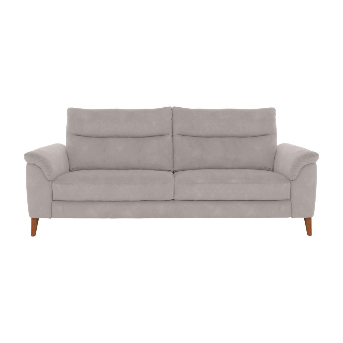 Morgan 3 Seater Fabric Sofa - Stone Dexter