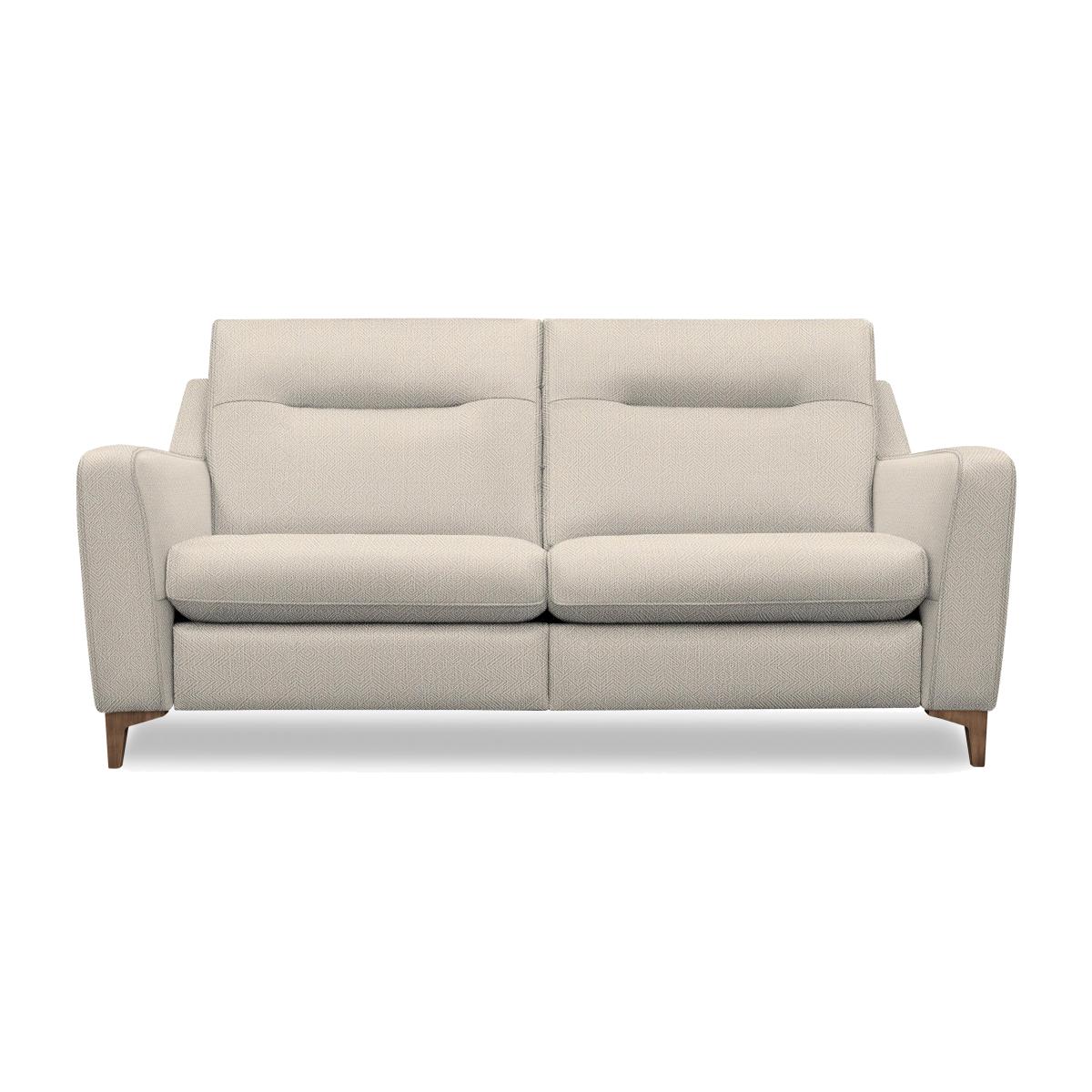 G Plan - Arlo 3 Seater Fabric Power Recliner Sofa - Nebular Pebble with Walnut Feet