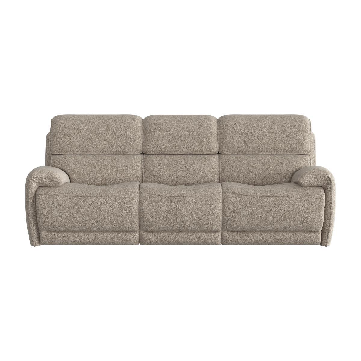Link 3 Seater Fabric Power Recliner Sofa with Power Headrests – image 1