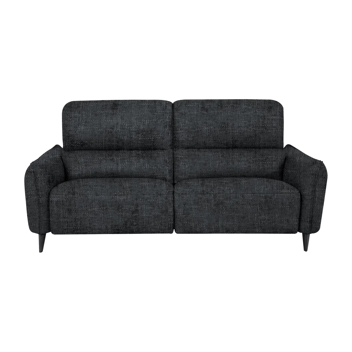 Domicil - Maddox 3 Seater Fabric Power Recliner Sofa - R460 Charcoal