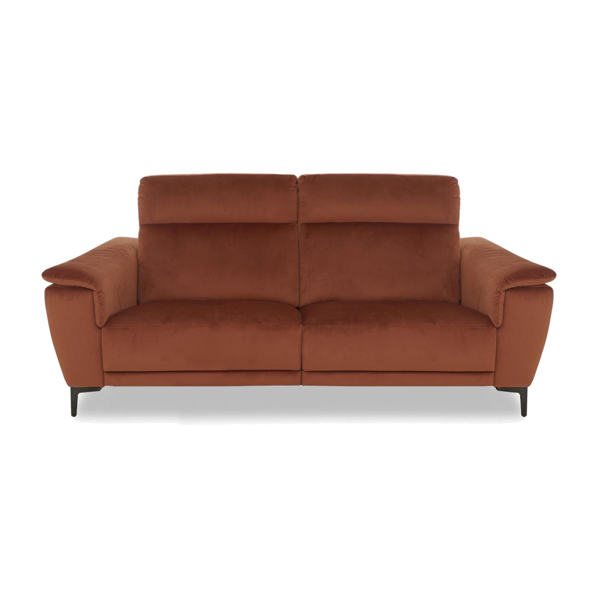 Nicoletti Italia - Amalfi 3 Seater Fabric Sofa - Selma Mattone