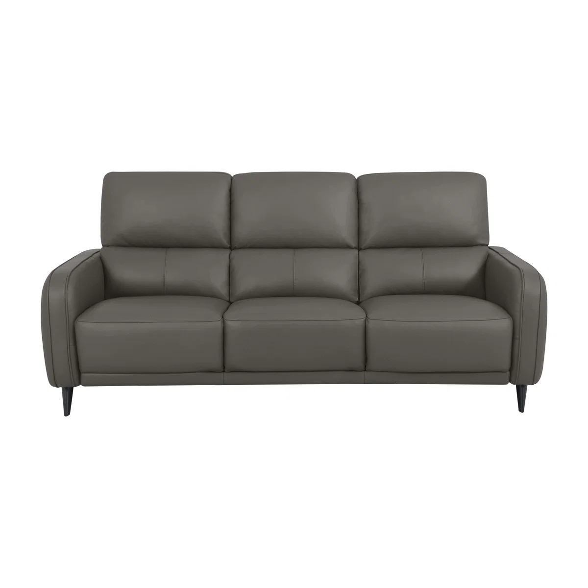 Domicil - Logan 3 Seater Leather Sofa - NN Elephant Grey