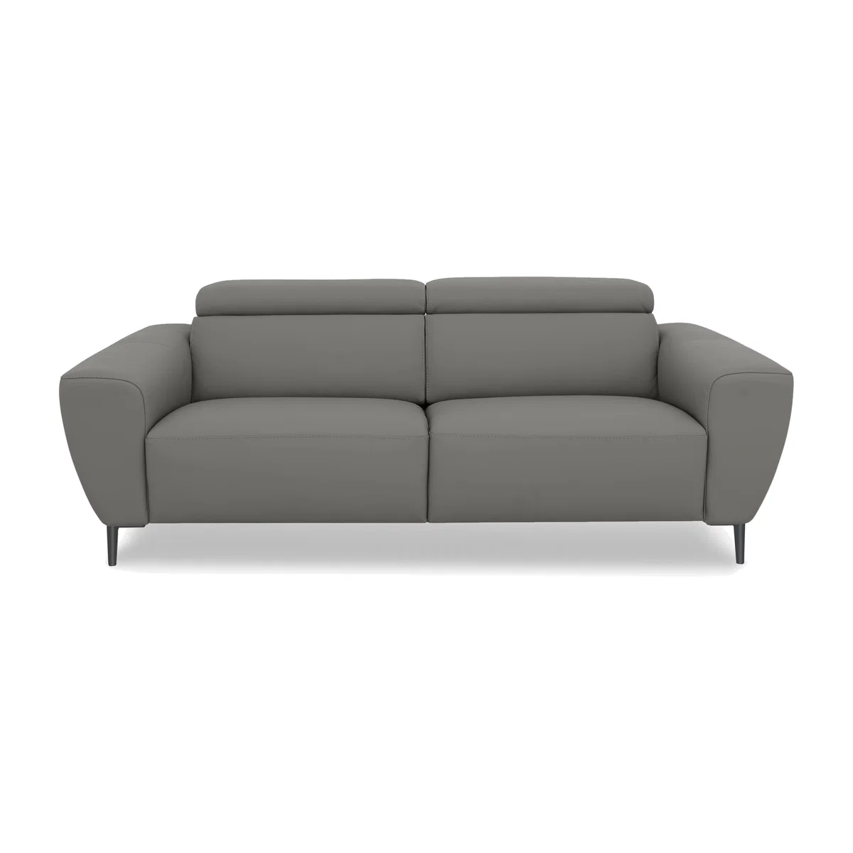 Nicoletti Italia - Milano 3 Seater Leather Power Recliner Sofa - Torello Iron