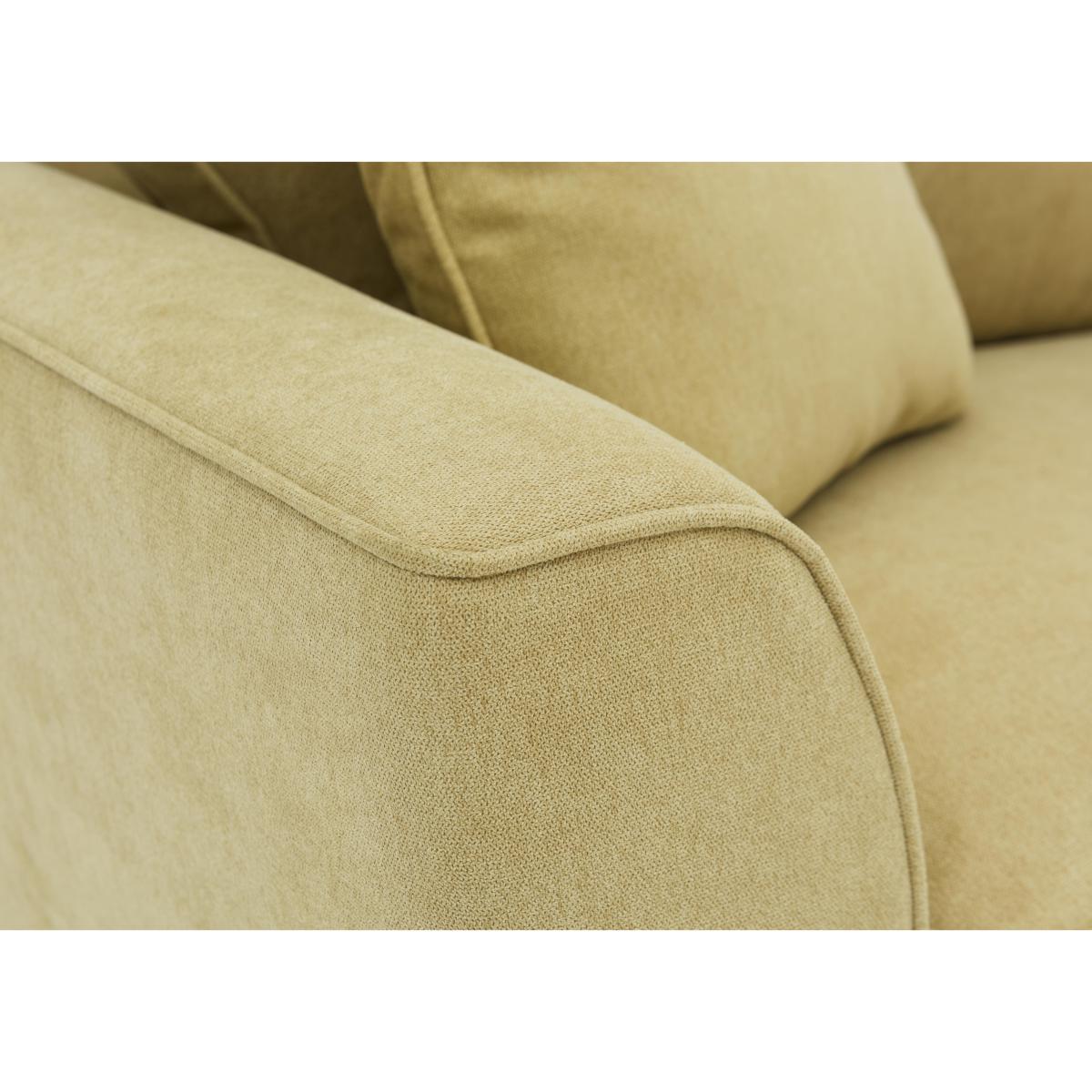 Legend 3 Seater Classic Back Fabric Sofa – image 6