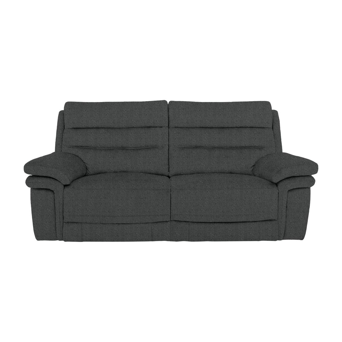 Berlin 3 Seater Fabric Sofa - Rosy Dark Grey