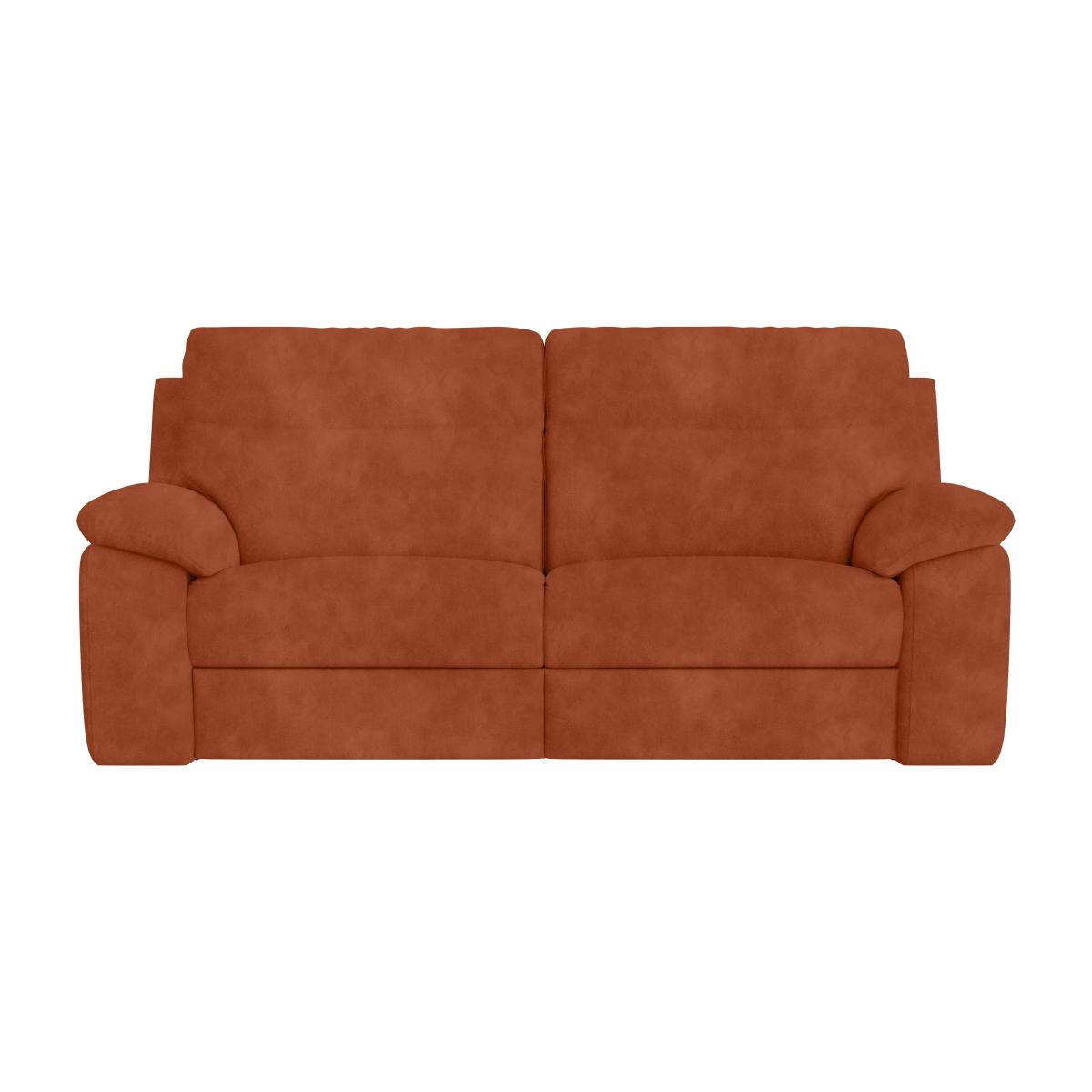 Nicoletti Italia - Pepino 3 Seater Fabric Sofa with Power Recliner - Selma Mattone