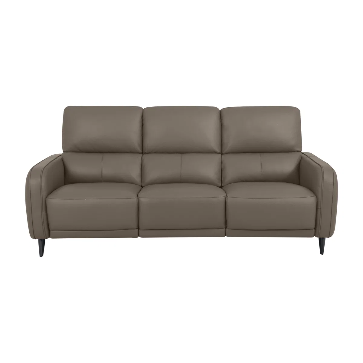 Domicil - Logan 3 Seater Leather Power Recliner Sofa - NN Pine Bark