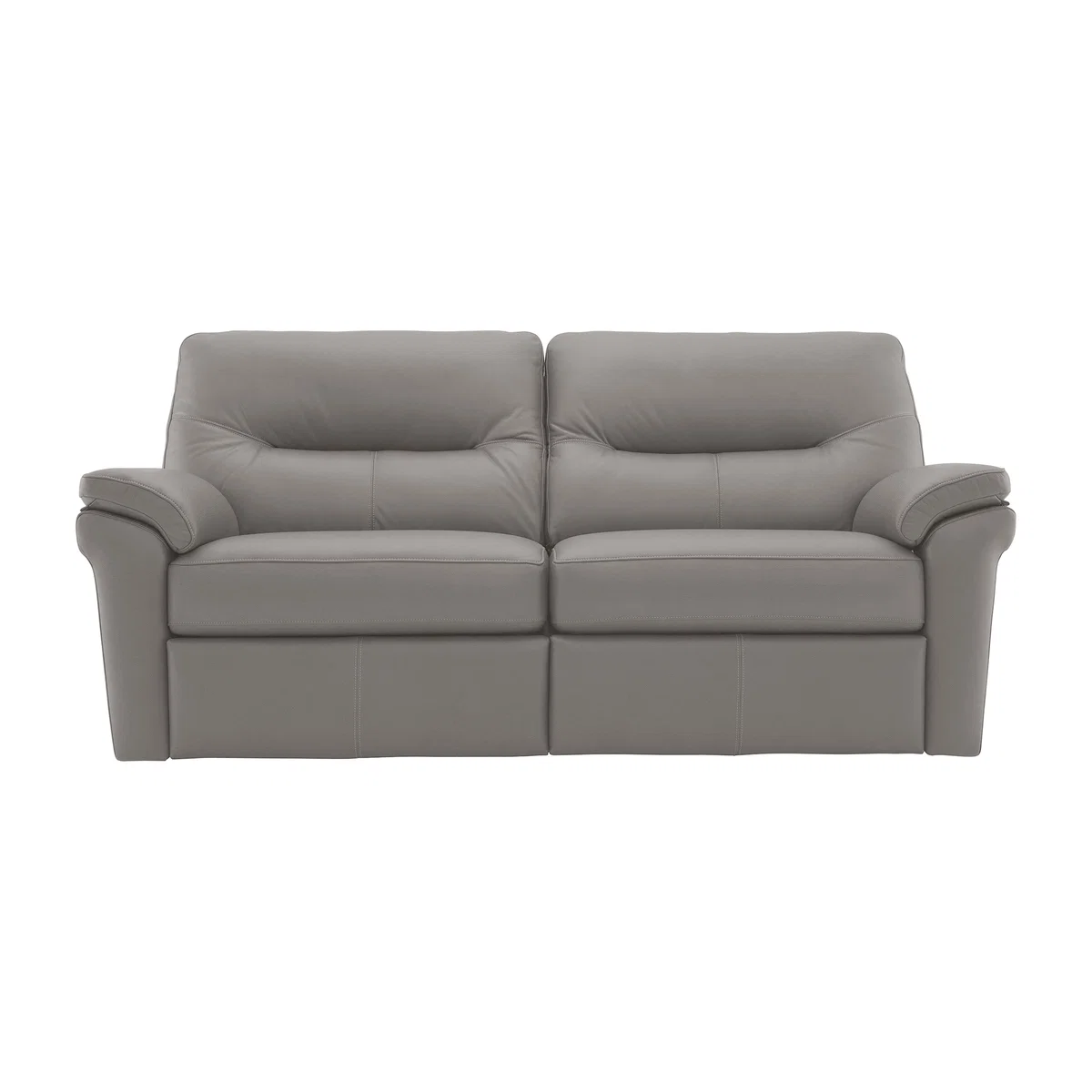 G Plan - Seattle 3 Seater Leather Power Recliner Sofa - Cambridge Grey