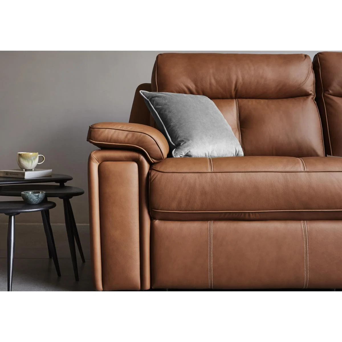 G Plan - Hannington 3 Seater Leather Power Recliner Sofa – image 3