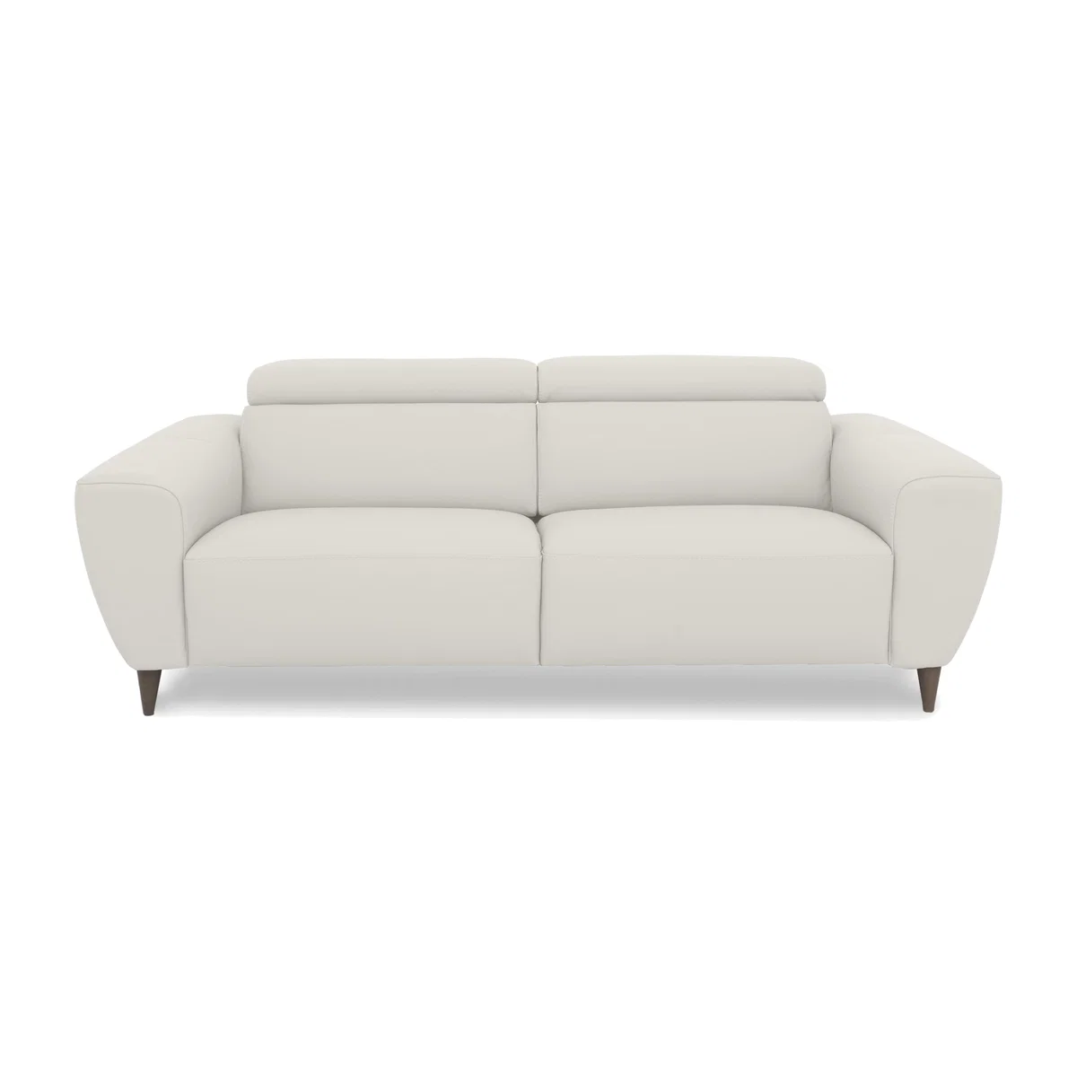 Nicoletti Italia - Milano 3 Seater Leather Power Recliner Sofa - Dali Bianco