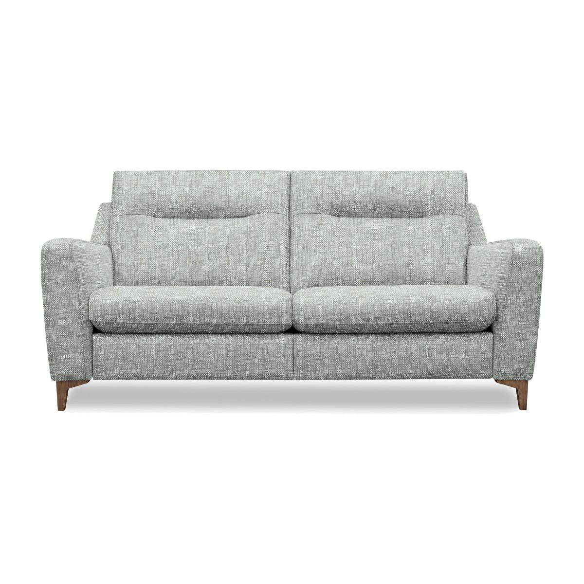 G Plan - Arlo 3 Seater Fabric Sofa - No Recliner - Remco Duck Egg with Walnut Feet
