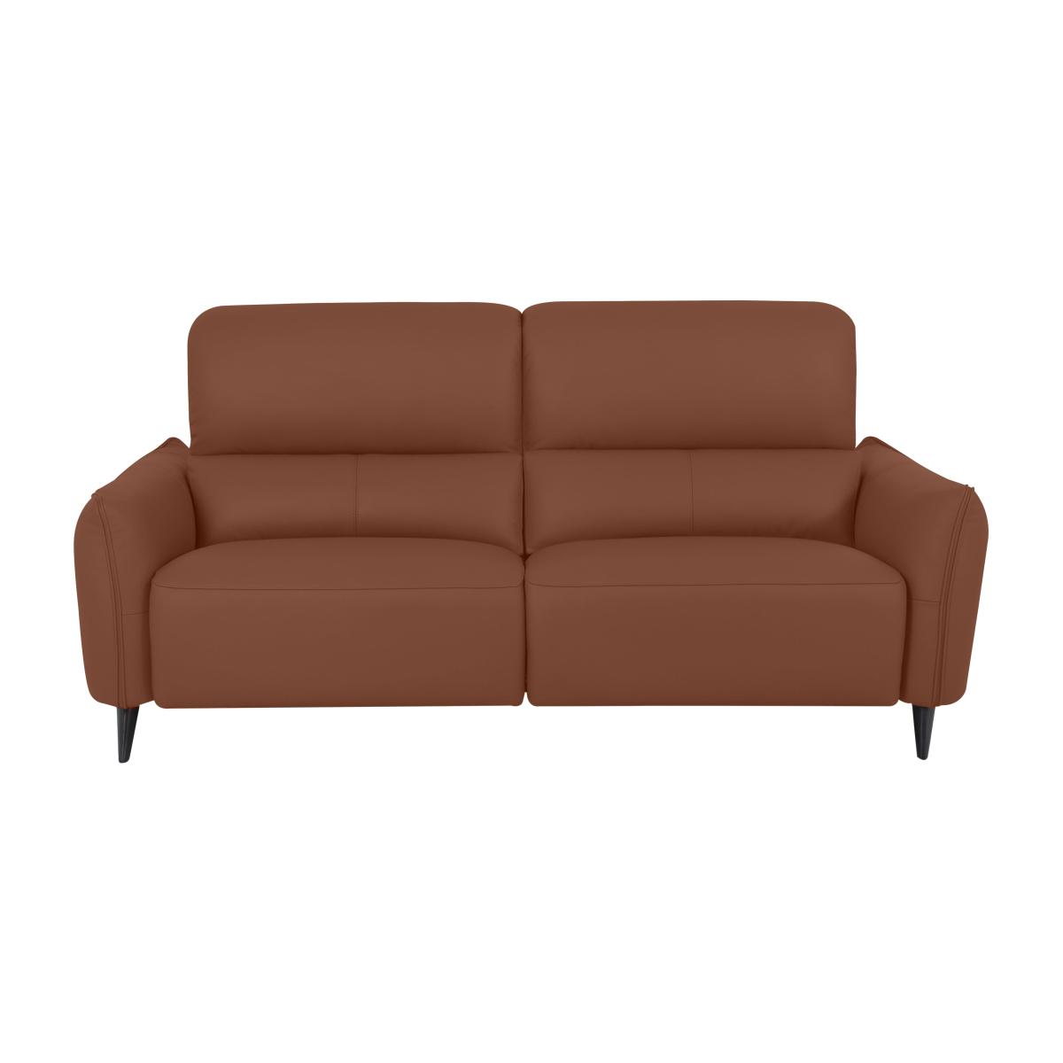 Domicil - Maddox 3 Seater Leather Power Recliner Sofa - NN Cognac
