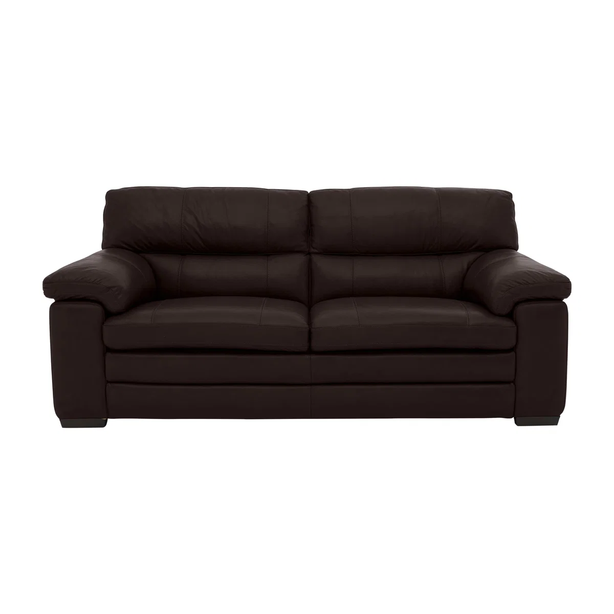 Cozee Leather 2.5 Seater Sofa - Brown- World of Leather – image 1